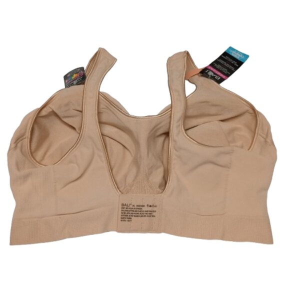NWT Bali Comfort Revolution Wireless Bra 3XL Nude DF3488 Full Coverage - Picture 2 of 8